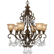 Crystorama Norwalk Chandelier 7516-BU-CL-S