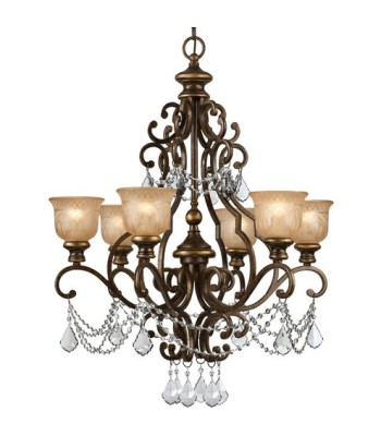 Crystorama Norwalk Chandelier 7516-BU-CL-S