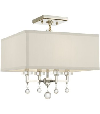 Crystorama Paxton Semi Flush 8105-PN_CEILING