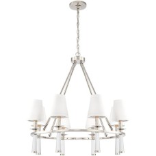 Crystorama Baxter Chandelier 8867-PN