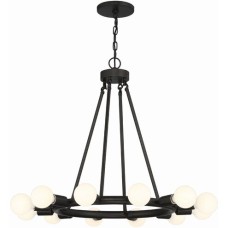 Crystorama Dakota Chandelier 9045-BK