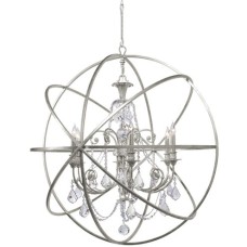 Crystorama Solaris Chandelier 9219-OS-CL-MWP