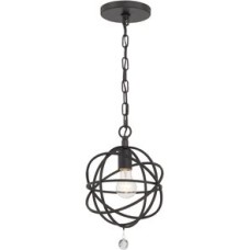 Crystorama Solaris Mini Pendant 9220-BK
