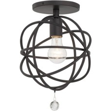 Crystorama Solaris Semi Flush 9220-BK_CEILING