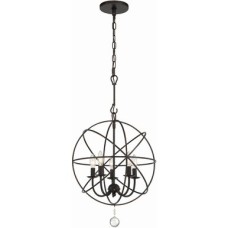 Crystorama Solaris Mini Chandelier 9224-EB