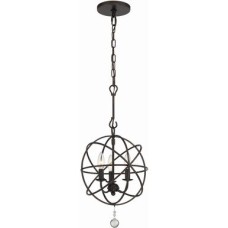 Crystorama Solaris Mini Chandelier 9225-EB