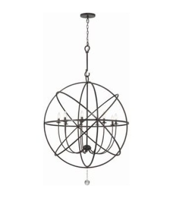 Crystorama Solaris Chandelier 9229-EB