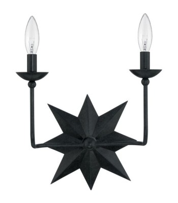 Crystorama Astro Sconce 9232-BK