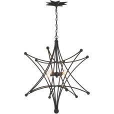 Crystorama Astro Chandelier 9236-BK