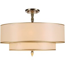 Crystorama Luxo Semi Flush 9507-AB_CEILING