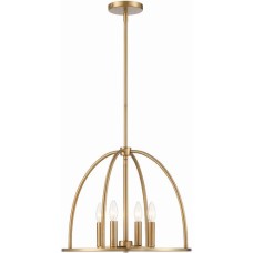 Crystorama Abbott Chandelier ABB-3004-VG