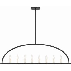Crystorama Abbott Chandelier ABB-3007-BK