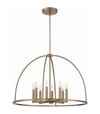 Crystorama Abbott Chandelier ABB-3008-VG