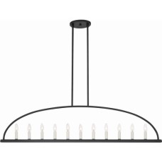 Crystorama Abbott Chandelier ABB-3009-BK