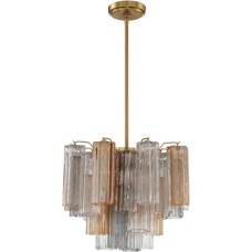 Crystorama Addis Chandelier ADD-300-AG-AU