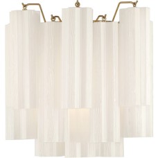 Crystorama Addis Wall Sconce ADD-303-AG-WH