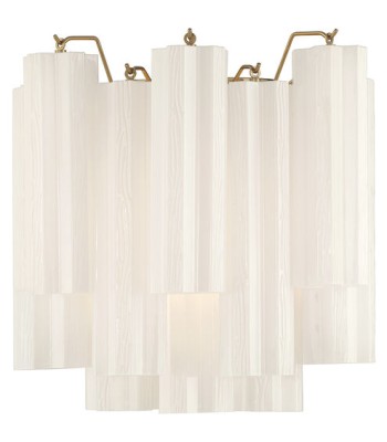 Crystorama Addis Wall Sconce ADD-303-AG-WH