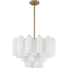 Crystorama Addis Chandelier ADD-308-AG-WH