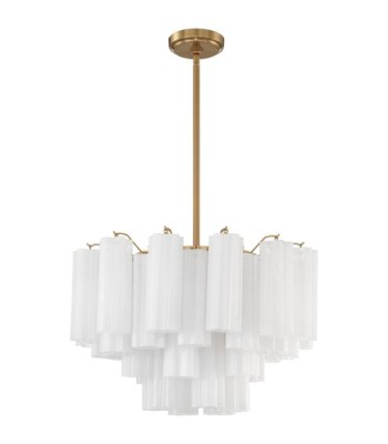 Crystorama Addis Chandelier ADD-308-AG-WH