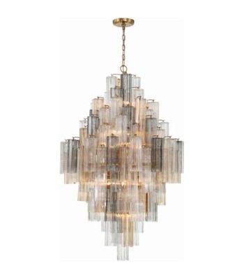 Crystorama Addis Chandelier ADD-319-AG-AU
