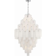 Crystorama Addis Chandelier ADD-319-CH-WH