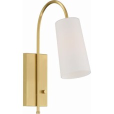 Crystorama Alexa Task Sconce ALX-4501-AG