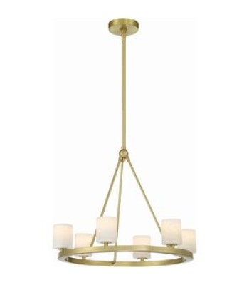 Crystorama Aragon Chandelier ARA-10264-SB-ST