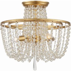 Crystorama Arcadia Semi Flush ARC-1900-GA-CL-MWP