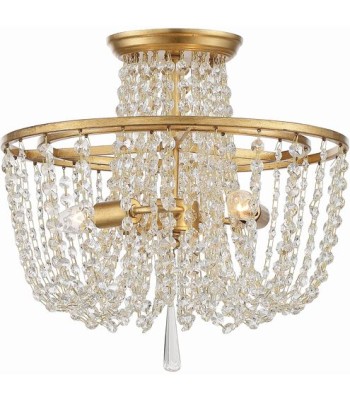 Crystorama Arcadia Semi Flush ARC-1900-GA-CL-MWP