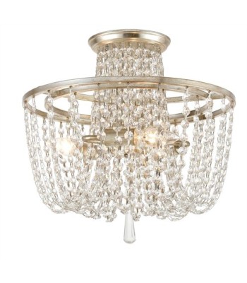 Crystorama Arcadia Semi Flush ARC-1900-SA-CL-MWP