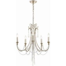 Crystorama Arcadia Chandelier ARC-1905-SA-CL-MWP