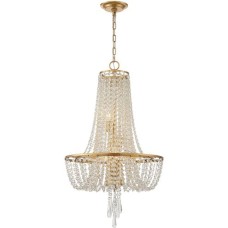 Crystorama Arcadia Chandelier ARC-1907-GA-CL-MWP