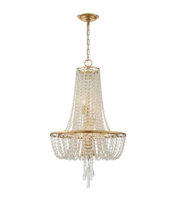 Crystorama Arcadia Chandelier ARC-1907-GA-CL-MWP