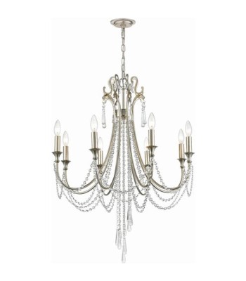 Crystorama Arcadia Chandelier ARC-1908-SA-CL-MWP