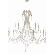 Crystorama Arcadia Chandelier ARC-1919-SA-CL-MWP