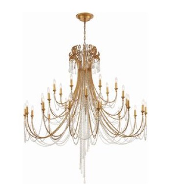 Crystorama Arcadia Chandelier ARC-1929-GA-CL-MWP