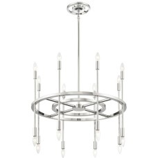 Crystorama Aries Chandelier ARS-B4016-PN