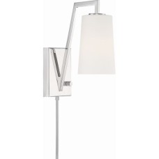 Crystorama Avon Task Sconce AVO-B4201-PN