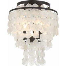Crystorama Brielle Flush BRI-3003-DB