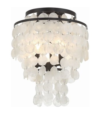 Crystorama Brielle Flush BRI-3003-DB