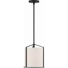 Crystorama Carlyn Mini Pendant CAR-9201-BK