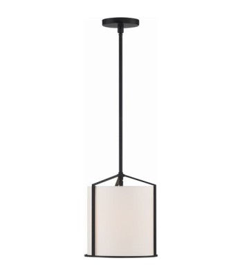 Crystorama Carlyn Mini Pendant CAR-9201-BK
