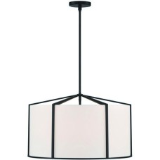 Crystorama Carlyn Chandelier CAR-9206-BK