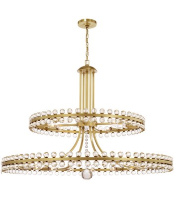 Crystorama Clover Chandelier CLO-8890-AG