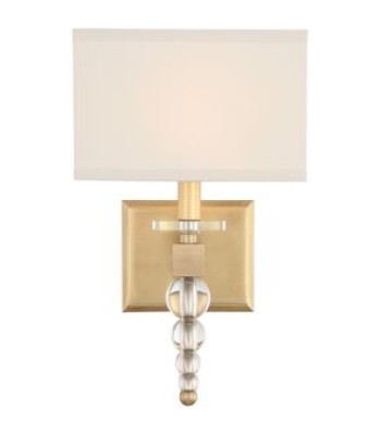 Crystorama Clover Sconce CLO-8892-AG