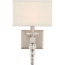 Crystorama Clover Sconce CLO-8892-BN