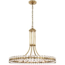 Crystorama Clover Chandelier CLO-8899-AG