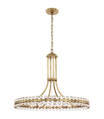 Crystorama Clover Chandelier CLO-8899-AG