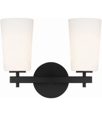 Crystorama Colton Bathroom Vanity Light COL-102-BK