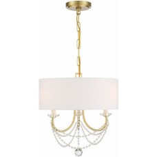 Crystorama Delilah Mini Chandelier DEL-90803-AG